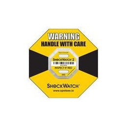 10 pcs : 48000K - Multiple Function Sensor Modules ShockWatch 2 - 25G - Serialized, includes framing label