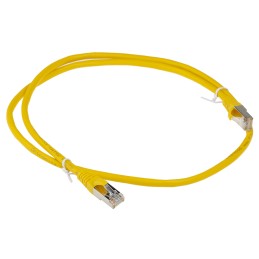 1 pcs - RS PRO Cat5e Male RJ45 to Male RJ45 Ethernet Cable, F/UTP, Yellow PVC Sheath, 1m