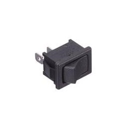 10 pcs : SRB22A2BBBNN - Rocker Switches SPST ON-OFF BLK 10A BLANK