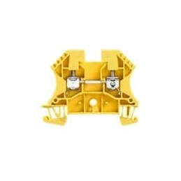 10 pcs : 1020120000 - DIN Rail Terminal Blocks WDU 4,WM,YELLOW