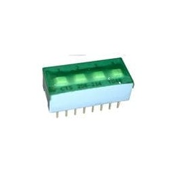 10 pcs : 206-214ST - DIP Switches/SIP Switches 4 switch sections DPDT