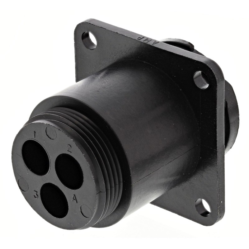 1 pcs - TE Connectivity Circular Connector, 3 Contacts, Panel Mount, Socket, Female, CPC Series 5 Series