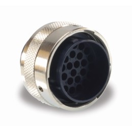 1 pcs - ITT Cannon Circular Connector, 23 Contacts, Cable Mount, Plug, Male, IP65, Trident Ringlock Series