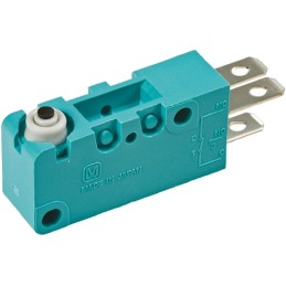 1 pcs - Panasonic Pin Plunger Micro Switch, Tab Terminal, 5 A @ 250 V ac, SP-CO, IP50