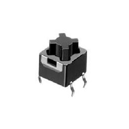 10 pcs : SKPFACA010 - Tactile Switches 5 mAmps at 12 Volts