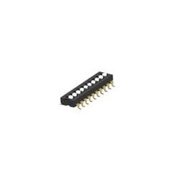 10 pcs : 2454985-1 - DIP Switches/SIP Switches DIP, SMT, 10 pos, extended, gullwing