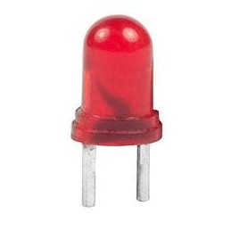 10 pcs : AT633C - Industrial Panel Mount Indicators / Switch Indicators T-1 RED LED