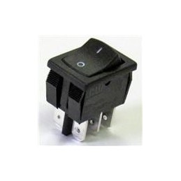10 pcs : GRS-4022-0013 - Rocker Switches DPDT BLK ON-ON