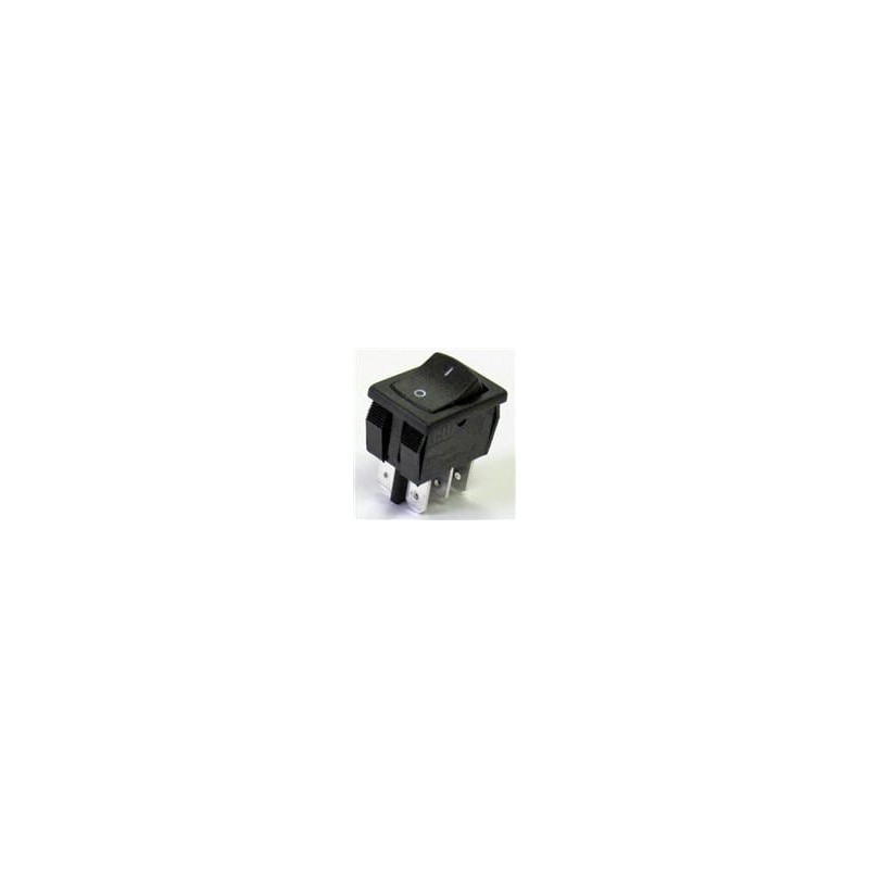 10 pcs : GRS-4022-0013 - Rocker Switches DPDT BLK ON-ON