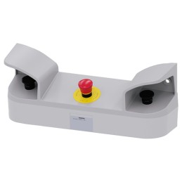 1 pcs - Siemens 3 Button Safety Two Hand Control Switch, Grey, SIRIUS ACT Series