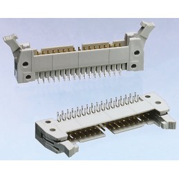 1 pcs - Harting SEK 19 Series Straight Through Hole PCB Header, 34 Contact(s), 2.54mm Pitch, 2 Row(s), Shrouded