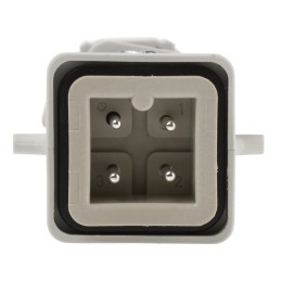 1 pcs - Epic Contact H-A Heavy Duty Power Connector Hood, 3 Contacts, M20 Thread