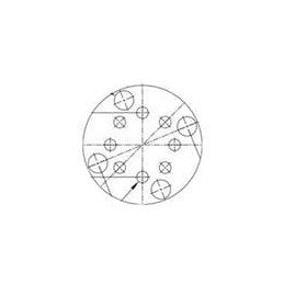 10 pcs : 603-115 - Circuit Board Hardware - PCB Perm-O-Pad Round IC Mnt White