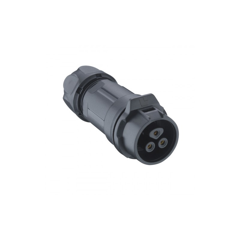 1 pcs - Lumberg Circular Connector, 4 Contacts, Cable Mount, Socket, Female, IP67, 02 Series