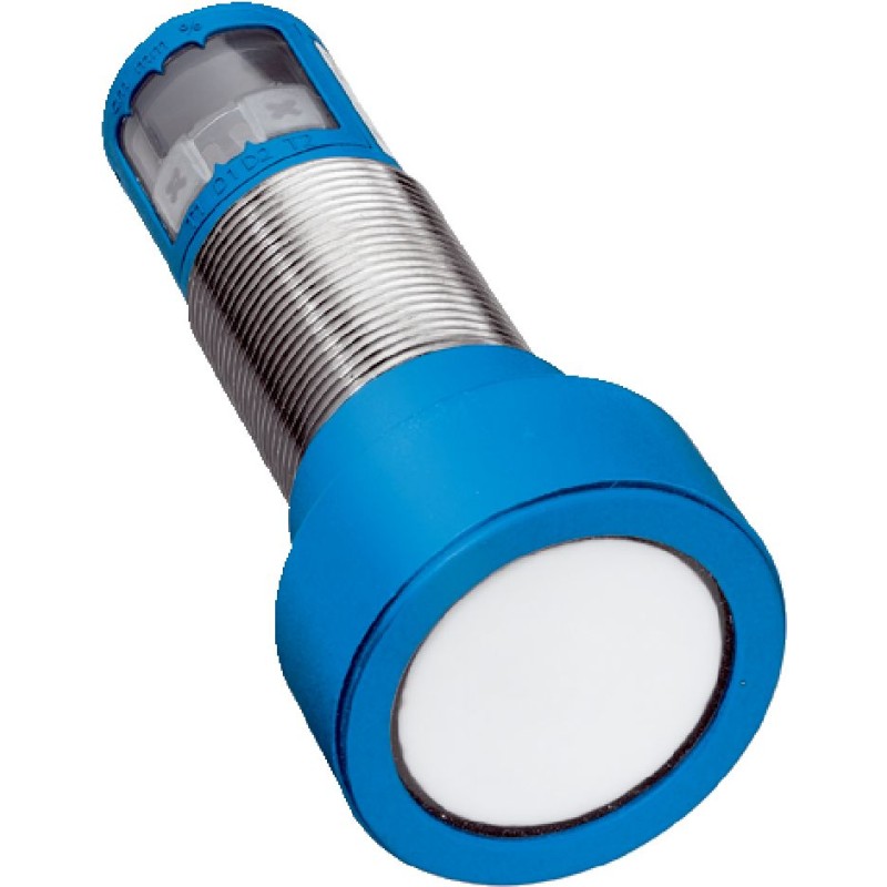 1 pcs - Sick UM30 Series Ultrasonic Barrel-Style Ultrasonic Sensor, M30 x 1.5, 350 - 3400 mm Detection, PNP Output, 9 -