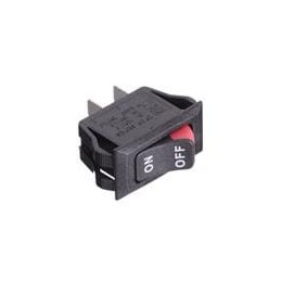 10 pcs : CRE22F4DBBNE - Rocker Switches SPST ON-OFF BLK 20A 'ON OFF'