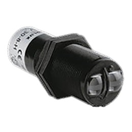 1 pcs - Pepperl + Fuchs Diffuse Photoelectric Sensor, Barrel Sensor, 100 mm - 2.5 m Detection Range