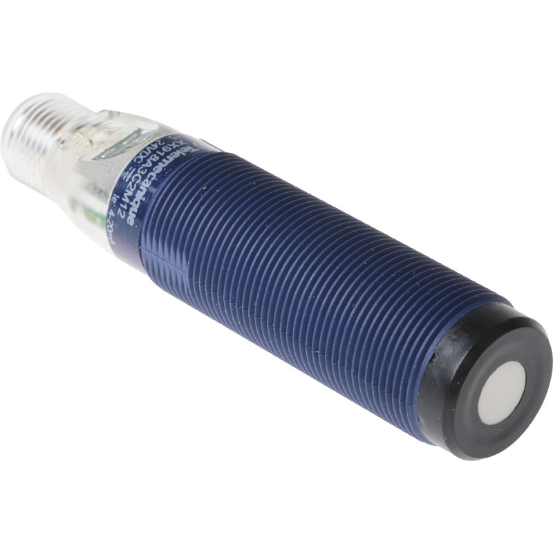 1 pcs - Telemecanique Sensors Ultrasonic Barrel-Style Proximity Sensor, M18 x 1, 50 - 500 mm Detection, Analogue Output,