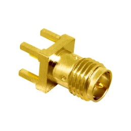 1 pcs - TE Connectivity, jack PCB Mount SMA Connector, Through Hole Termination, Straight Body