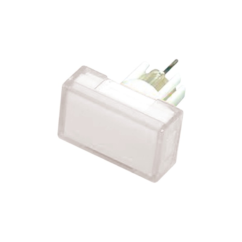 1 pcs - Omron White Rectangular Push Button Lens for Use with A3D Series