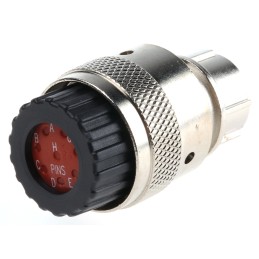 1 pcs - ITT Cannon Circular Connector, 8 Contacts, Cable Mount, Plug, Male, IP67, Trident Neptune Metal Series