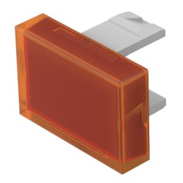 1 pcs - EAO Orange Rectangular Push Button Lens for Use with Push Button
