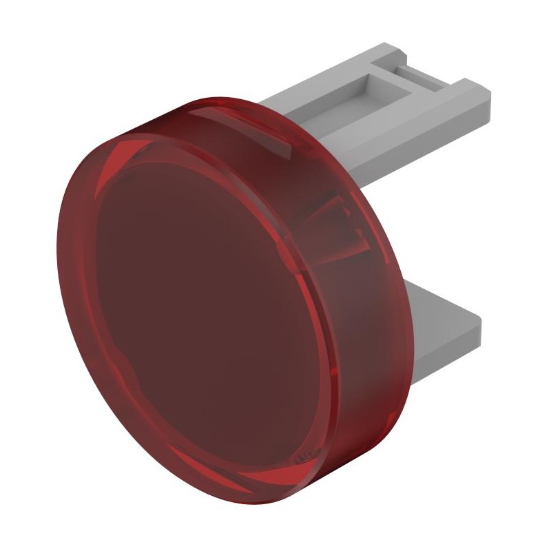 1 pcs - EAO Red Round Push Button Lens for Use with Push Button