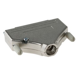 1 pcs - MH Connectors MHDTZK-RA Series Zinc D Sub Backshell, 37 Way, Strain Relief