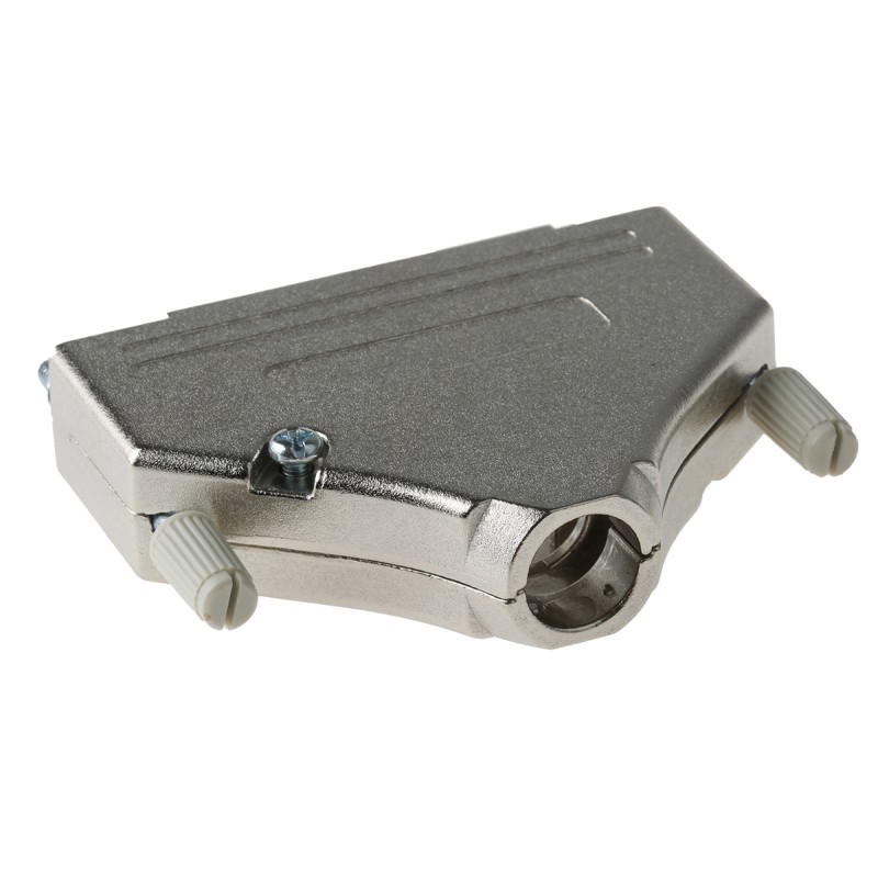 1 pcs - MH Connectors MHDTZK-RA Series Zinc D Sub Backshell, 37 Way, Strain Relief