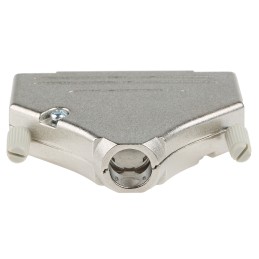 1 pcs - MH Connectors MHDTZK-RA Series Zinc D Sub Backshell, 37 Way, Strain Relief