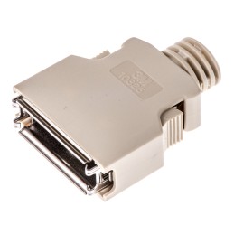 1 pcs - 3M 103 Series ABS D Sub Backshell, 26 Way, Strain Relief