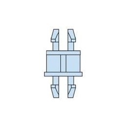 10 pcs : 10009 - Standoffs & Spacers HSP1-14 NATURAL NYL PCB Support