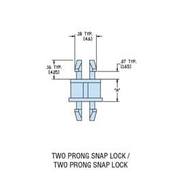 10 pcs : 10003 - Standoffs & Spacers HSP1-06 NATURAL NYL PCB Support