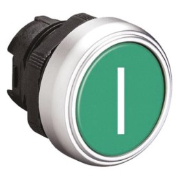 1 pcs - Lovato Platinum Series Green Spring Return Push Button Head, 22mm Cutout, IP66, IP67, IP69K