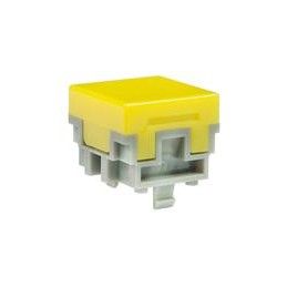 10 pcs : AT476EJ - Switch Bezels / Switch Caps SQ CAP FOR LB YLW