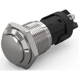1 pcs - EAO 82 Series Push Button Switch, Latching, Panel Mount, 16mm Cutout, SPDT, 240V, IP65, IP67