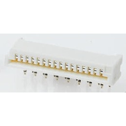 1 pcs - TE Connectivity, FPC 1mm Pitch 9 Way Right Angle Female FPC Connector, ZIF Bottom Contact