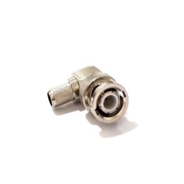 1 pcs - RS PRO, Plug Cable Mount BNC Connector, 75Ω, Crimp Termination, Right Angle Body