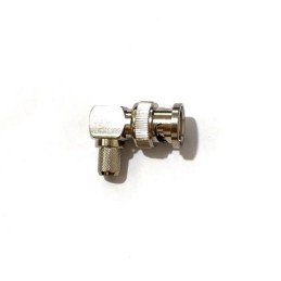 1 pcs - RS PRO, Plug Cable Mount BNC Connector, 75Ω, Crimp Termination, Right Angle Body