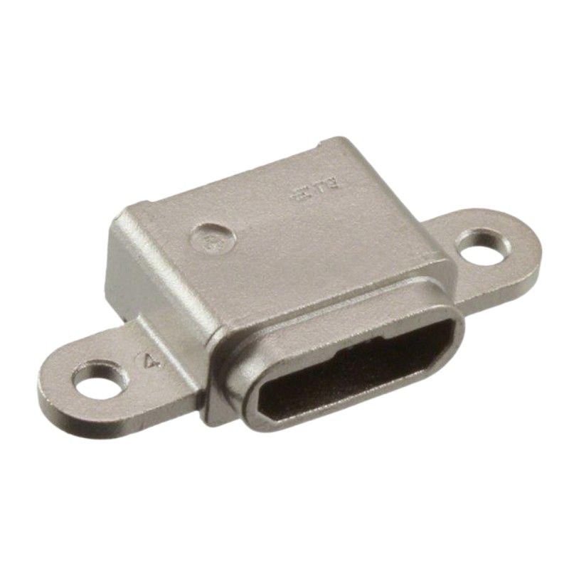 1 pcs - TE Connectivity Right Angle, SMT, Socket Type B 2.0 USB Connector