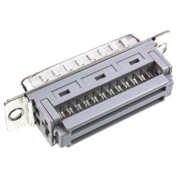 1 pcs - HARTING D-Sub Standard 25 Way Right Angle Cable Mount D-sub Connector Plug, 2.77mm Pitch