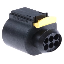 1 pcs - TE Connectivity, Micro Timer II Automotive Connector Socket 6 Way