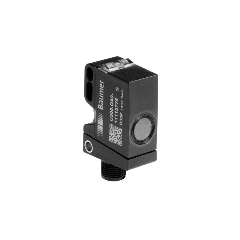 1 pcs - Baumer Ultrasonic Block-Style Proximity Sensor, 20 - 1000 mm Detection, Push-Pull Output, 12 - 30 V dc,