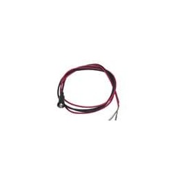 10 pcs : 558-6003-027F - LED Panel Mount Indicators Blue Panel Mount 14in lead, PVC Free