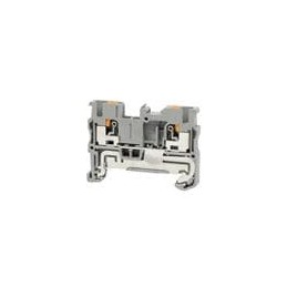 10 pcs : TBDR-06-25-GY - DIN Rail Terminal Blocks Terminal Block, Din Rail, 2.5mm Pitch, Grey