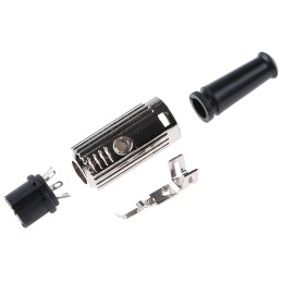 1 pcs - RS PRO 5 Pole Din Socket, 1A, 100 V ac, Push Lock, Female, Cable Mount