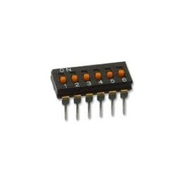 10 pcs : A6T 5104 - DIP Switches/SIP Switches FLOW TERMINAL DIP