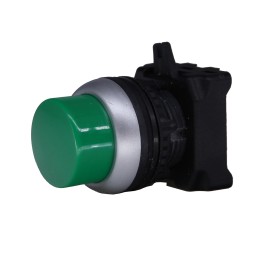 1 pcs - RS PRO Green Spring Return Push Button Head, 22mm Cutout, IP65