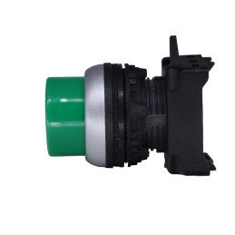 1 pcs - RS PRO Green Spring Return Push Button Head, 22mm Cutout, IP65