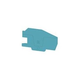 10 pcs : 2668830000 - Terminal Block Tools & Accessories End plate (terminals), 75.44 mm x 2.1 mm, blue